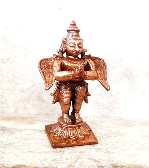 Brownish-Orange_Copper_Idols_Of_God_Garuda,_3_Inches,_125G,_Patina_Antique_Finish,_Pack_Of_1_Piece