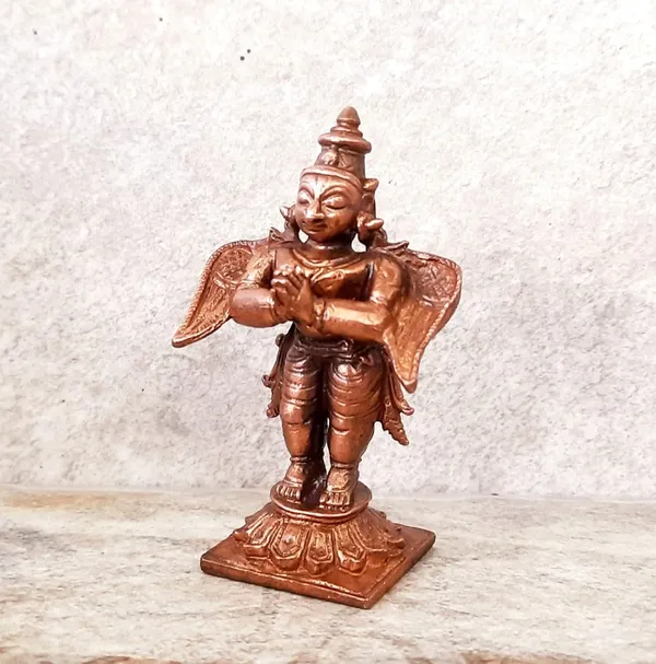 Brownish-Orange_Copper_Idols_Of_God_Garuda,_3_Inches,_125G,_Patina_Antique_Finish,_Pack_Of_1_Piece