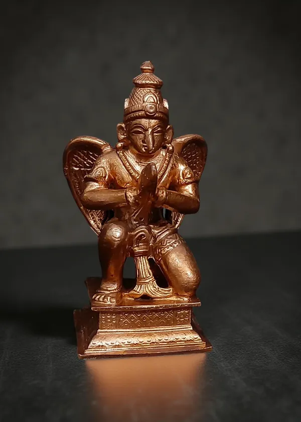 SEARCHERS_PARADISE_Copper_Handmade_Garudar_4.3_inches_550_gram,_Pack_of_1_Piece