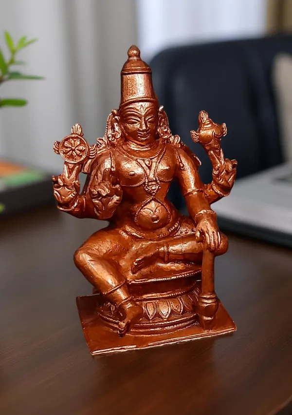 Brown_Copper_Idolsby,_3.3_Inches,_Handmade_Vishwaksena,_292G,_Patina_Antique_Finish,_Pack_Of_1_Piece