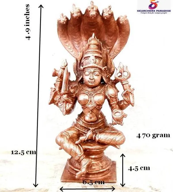 Brownish-Orange_Copper_Idols_Of_God_Amman_4.9_Inches,_470G,_Patina_Antique_Finish,_Pack_Of_1_Piece