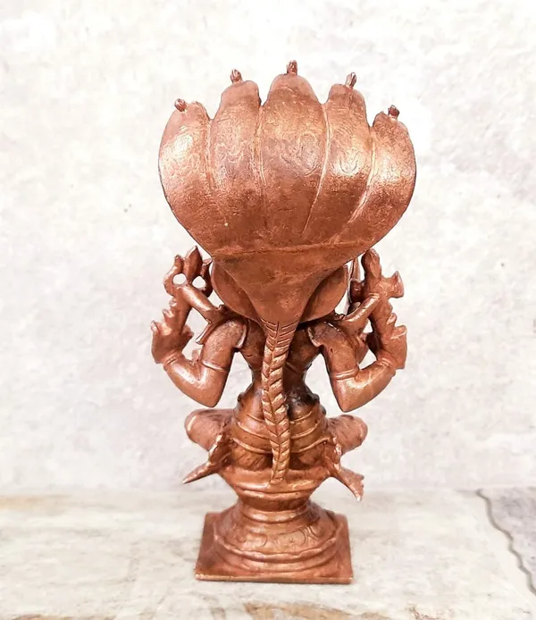 Brownish-Orange_Copper_Idols_Of_God_Amman_4.9_Inches,_470G,_Patina_Antique_Finish,_Pack_Of_1_Piece
