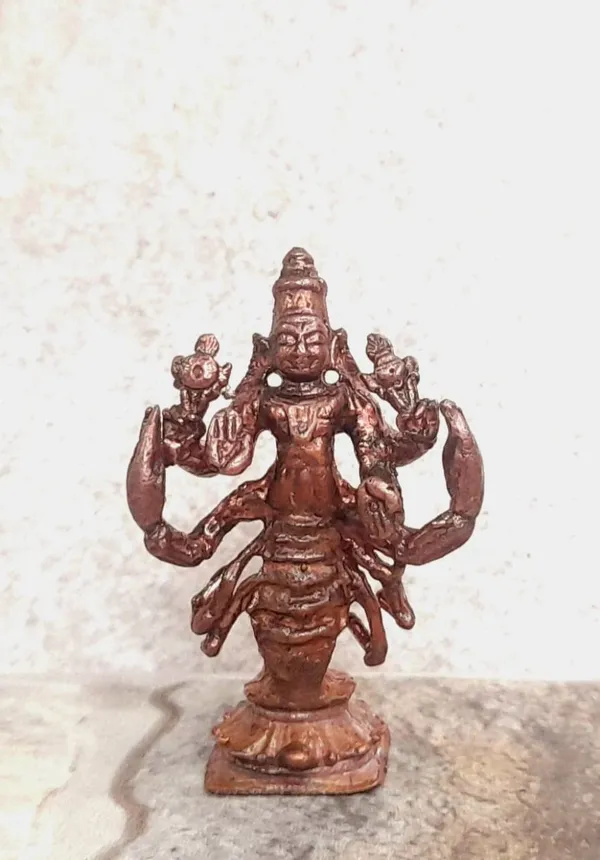 Brownish-Orange_Copper_Idols_India,_1.6_Inches,_Handmade_God_Idol_19_Gram,_Patina_Antique_Finish,_Pack_Of_1_Piece