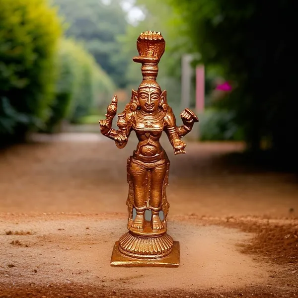 Copper_Copper_Handmade_Rarest_Kohalpur_Mahalakshmi,_3.3_Inches,_85G,_Pack_Of_1_Piece