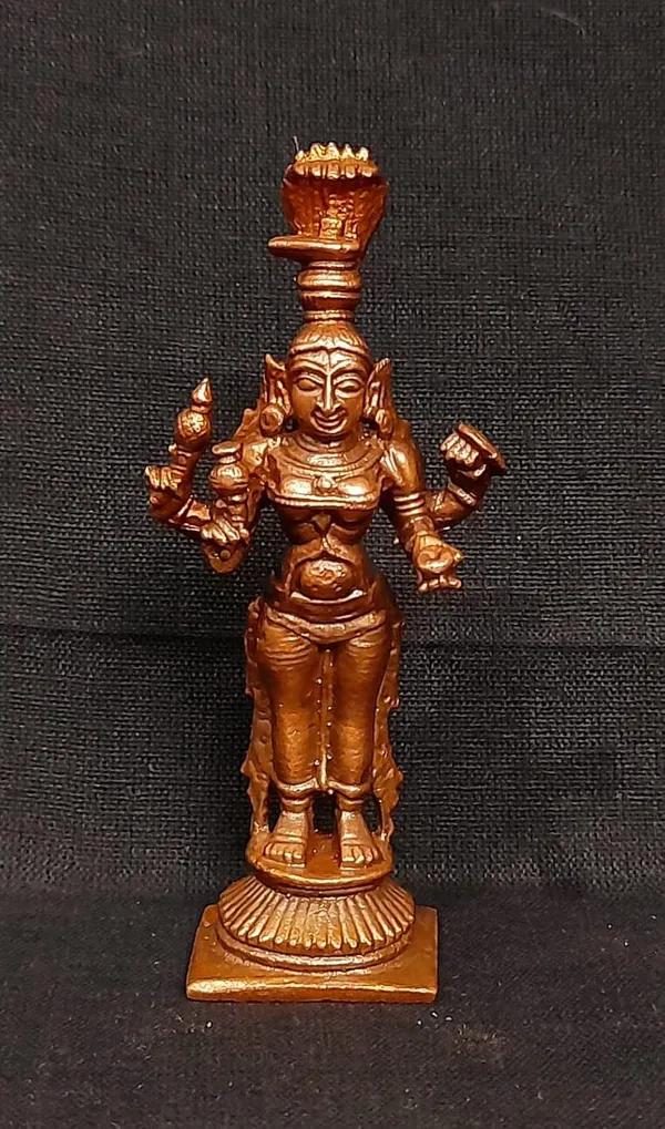 Copper_Copper_Handmade_Rarest_Kohalpur_Mahalakshmi,_3.3_Inches,_85G,_Pack_Of_1_Piece