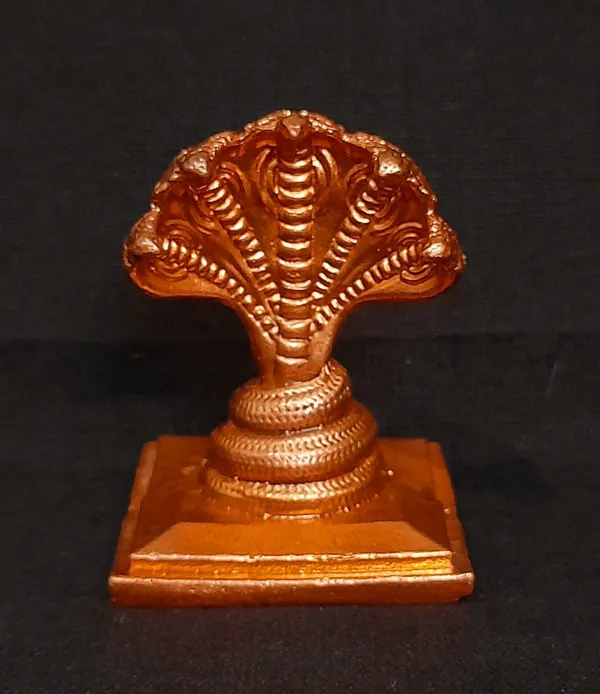 Brownish-Orange_Copper_Idols_India,_1.8_Inches,_Handmade_Adhisesha,_80G,_Patina_Antique_Finish,_Pack_Of_1_Piece