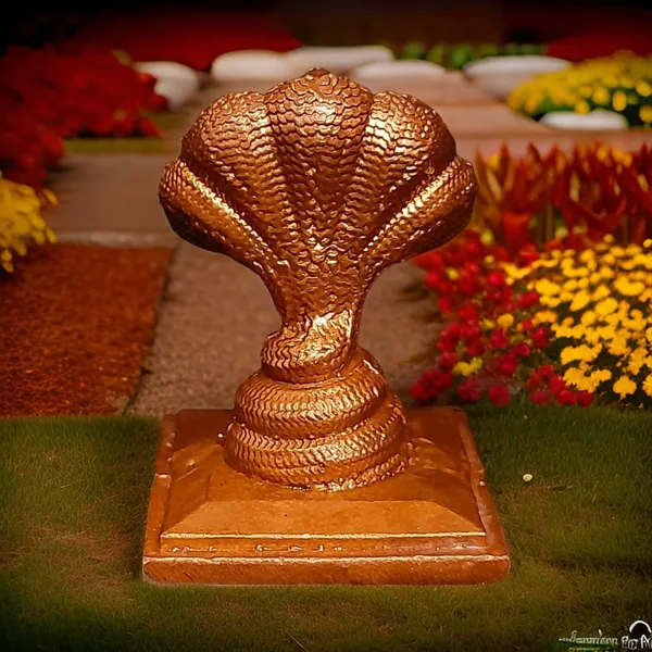 Brownish-Orange_Copper_Idols_India,_1.8_Inches,_Handmade_Adhisesha,_80G,_Patina_Antique_Finish,_Pack_Of_1_Piece