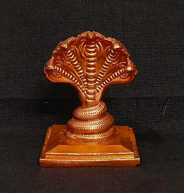 Brownish-Orange_Copper_Idols_India,_1.8_Inches,_Handmade_Adhisesha,_80G,_Patina_Antique_Finish,_Pack_Of_1_Piece