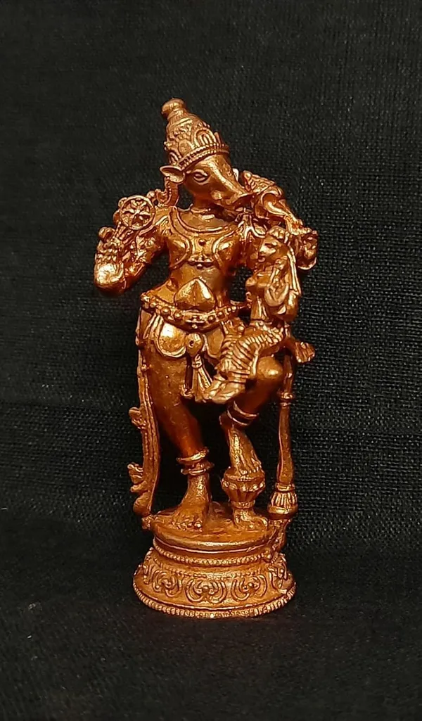 Brown_Copper_Idols_Of_Lakshmi_Varahar,_2.7_Inches,_70G_Handmade_Pack_Of_1_Piece
