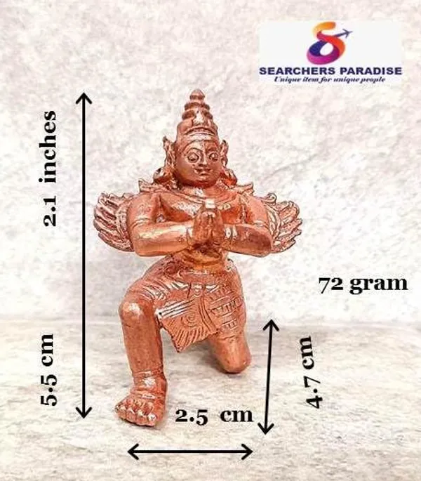 Brown_Copper_Idols_2.1_Inches_72_Gram,_Handmade_Garudar,_Patina_Antique_Finish,_Pack_Of_1_Piece