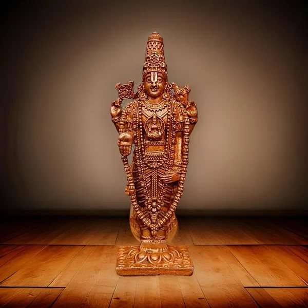 Brownish-Orange,_Copper_Handmade_Balaji_Idol_3.25_Inches,_100G,_Pack_Of_1_Piece