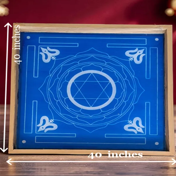 Maha_Mrityunjaya_Yantra_Rangoli_Design_Stencil_Wooden_Frame_pack_of_1_piece