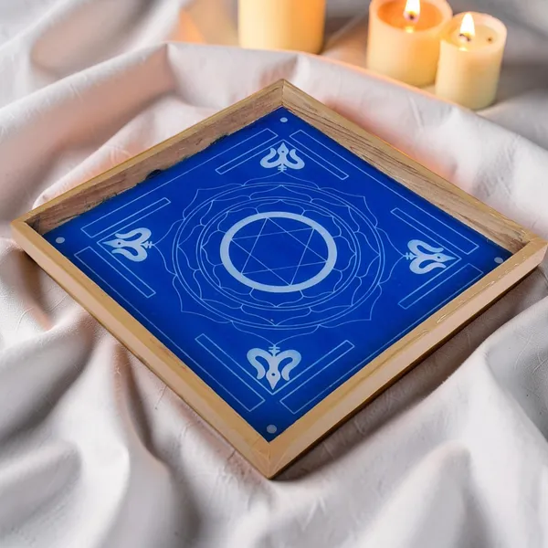 Maha_Mrityunjaya_Yantra_Rangoli_Design_Stencil_Wooden_Frame_pack_of_1_piece
