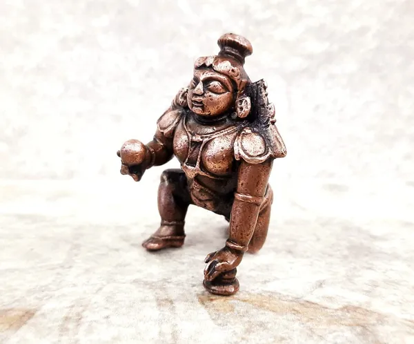 Brownish-Orange_Copper_Idolsby_Searchers_Paradise,_5_Cm,_Handmade_Bal_Gopal_81_Gram,_Patina_Antique_Finish,_Pack_Of_1_Piece