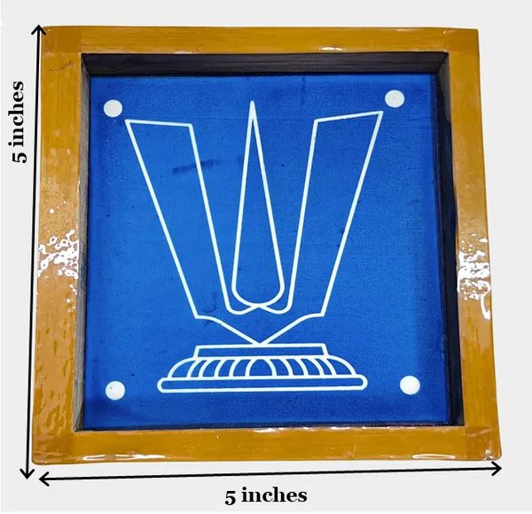 Searchers_Paradise_Thenkalai_Namah_Rangoli_Stencil_Wooden_5x5_Inches_Pack_of_1_Piece