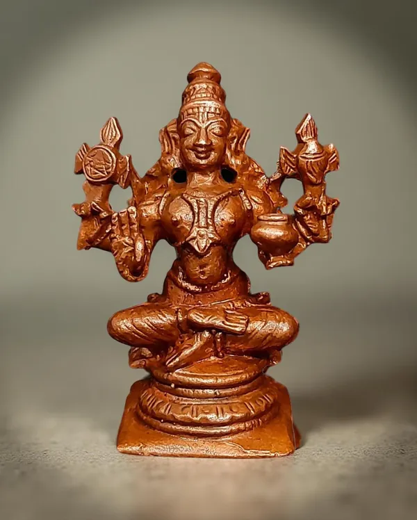 Brown_Copper_Idols_India,_1.7_Inches,_Handmade_God_Dhanvantri,_60Grams,_Patina_Antique_Finish,_Pack_Of_1_Piece