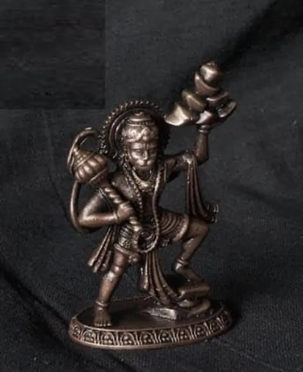 Brown_Copper_God_Idol_Chiranjeevi_Hanuman,_2.5_Inches,_60G,_Patina_Antique_Finish,_Pack_Of_1_Piece