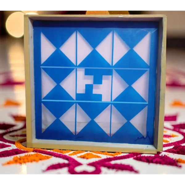 Navakam_Yantra_Design_Stencil_Wooden_Frame__Pack_of_1_piece