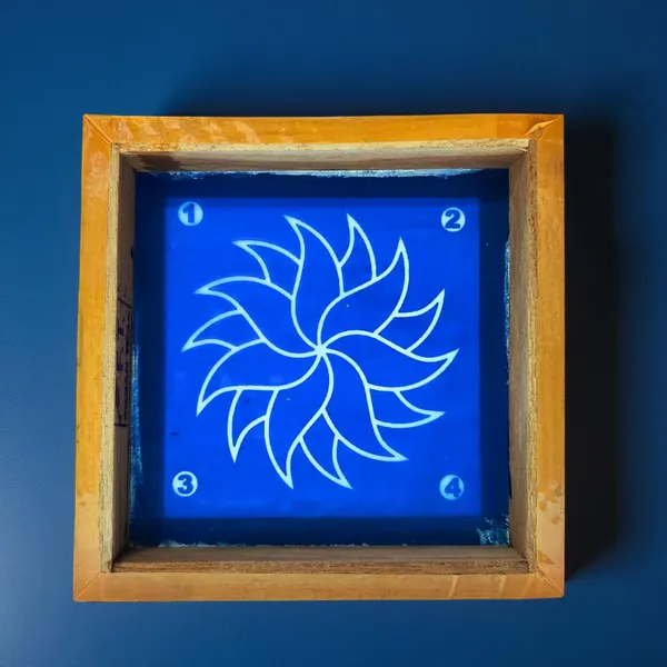 Searchers_Paradise_Creative_Flower_Design_Rangoli_Stencil_Wooden_5×5_Inches