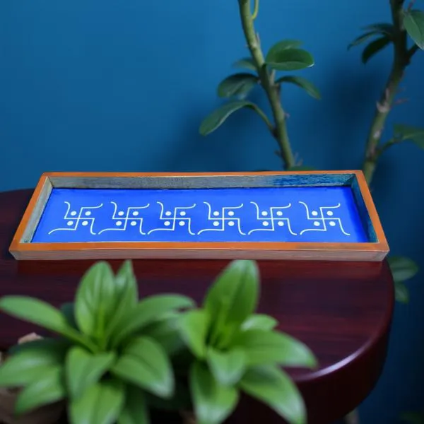 Searchers_Paradise_Swastik_Border_Rangoli_Stencil_Wooden_17x5_Inches_Pack_of_1_Piece