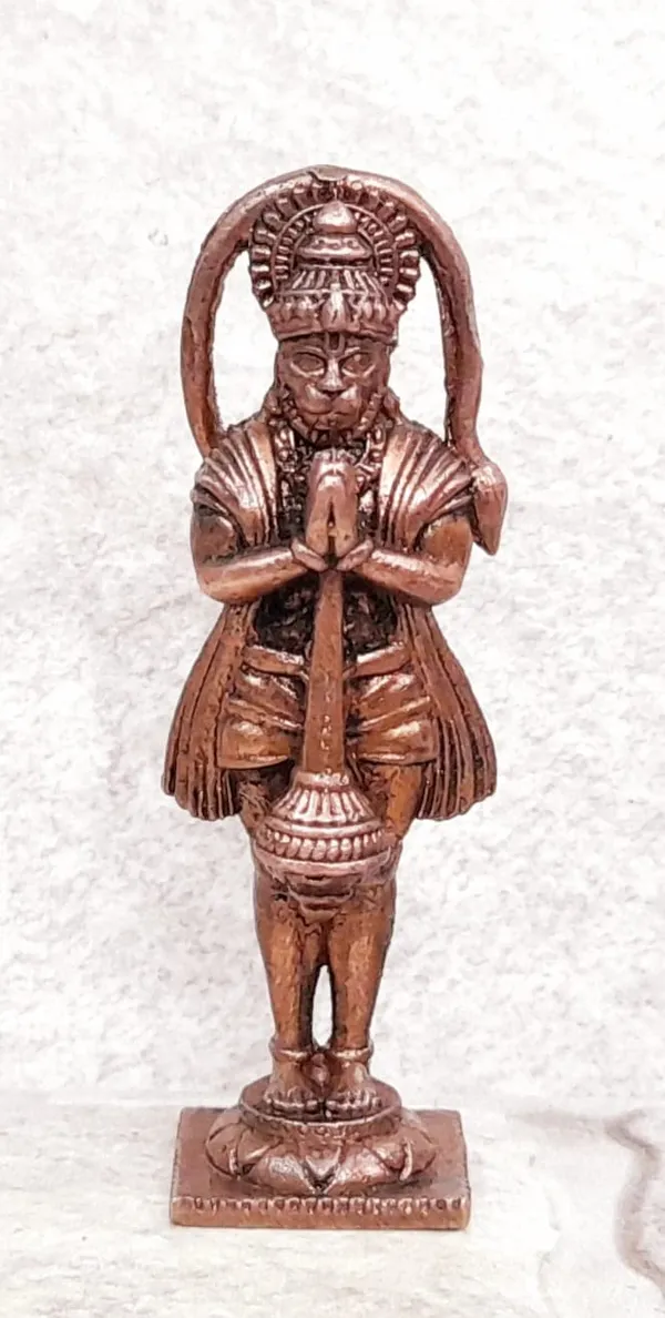 Brownish-Orange_Copper_Idols_India,_2.6_Inches,_Handmade_Standing_God_Hanuman,_40G,_Patina_Antique_Finish,_Pack_Of_1_Piece