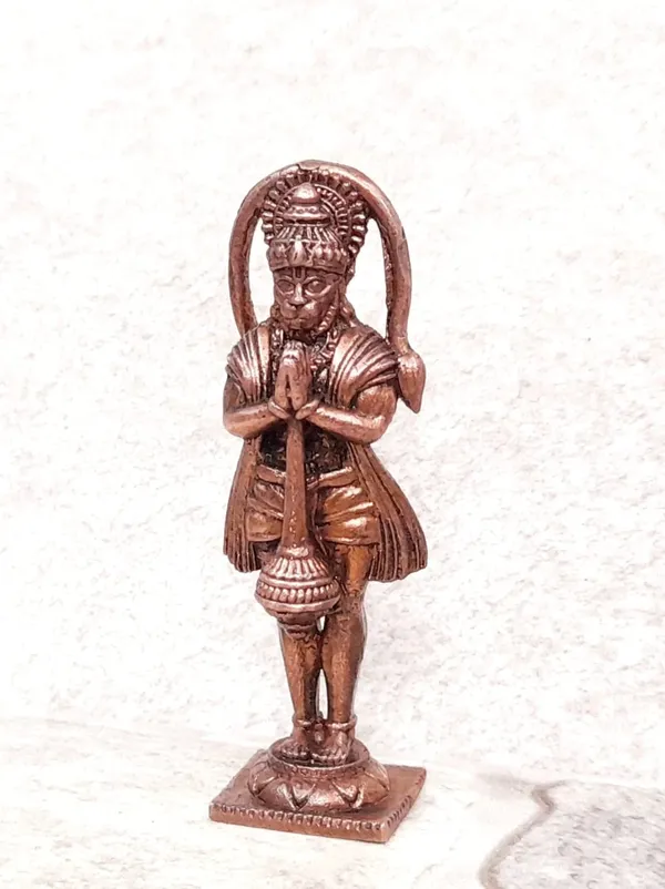 Brownish-Orange_Copper_Idols_India,_2.6_Inches,_Handmade_Standing_God_Hanuman,_40G,_Patina_Antique_Finish,_Pack_Of_1_Piece
