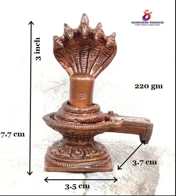 Brownish-Orange_Copper_Idols,_3_Inches,_Handmade_Shivalingam,_220G,_Patina_Antique_Finish,_Pack_Of_1_Piece