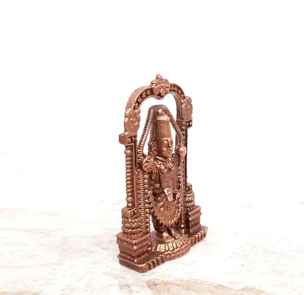 Brownish-Orange_Copper_Idols_India,_2.3_Inches,_Handmade_Lord_Balaji,_50G,_Patina_Antique_Finish,_Pack_Of_1_Piece