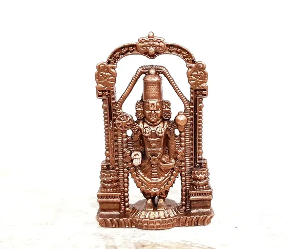 Brownish-Orange_Copper_Idols_India,_2.3_Inches,_Handmade_Lord_Balaji,_50G,_Patina_Antique_Finish,_Pack_Of_1_Piece