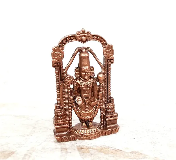 Brownish-Orange_Copper_Idols_India,_2.3_Inches,_Handmade_Lord_Balaji,_50G,_Patina_Antique_Finish,_Pack_Of_1_Piece