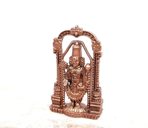 Brownish-Orange_Copper_Idols_India,_2.3_Inches,_Handmade_Lord_Balaji,_50G,_Patina_Antique_Finish,_Pack_Of_1_Piece