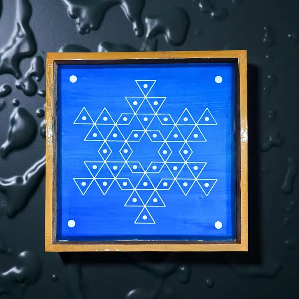 Searchers_Paradise_Star_Flower_Padi_Rangoli_Stencil_Wooden_10x10_Inches_Pack_of_1_Piece