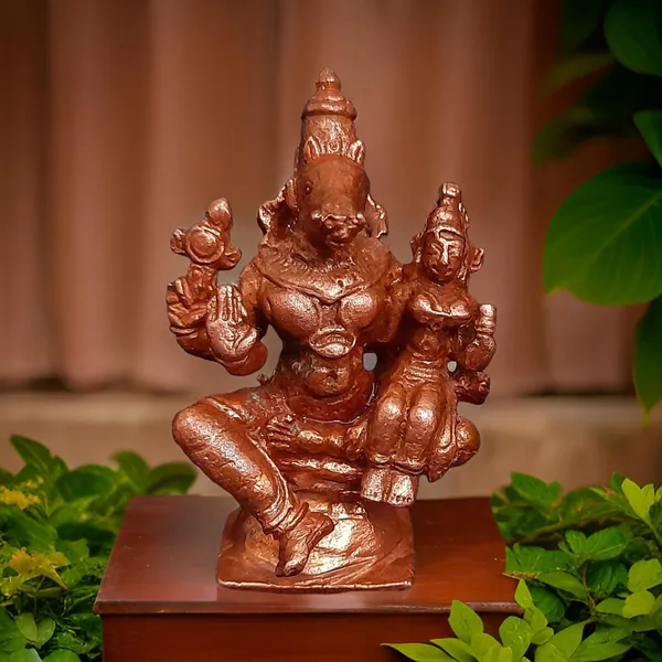 Copper_Idols,_1.7_Inches,_Handmade_Lakshmi_Varahar_50_Gram,_Patina_Antique_Finish,_Pack_Of_1_Piece