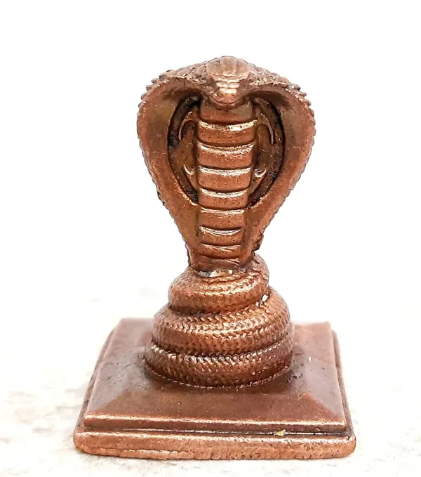 Brownish-Orange_Copper_Idols_India,_1.6_Inches,_Handmade_Adhisesha,_71G,_Patina_Antique_Finish,_Pack_Of_1_Piece