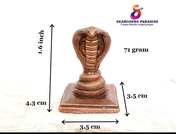 Brownish-Orange_Copper_Idols_India,_1.6_Inches,_Handmade_Adhisesha,_71G,_Patina_Antique_Finish,_Pack_Of_1_Piece