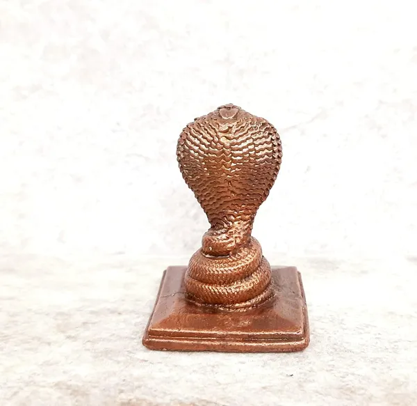 Brownish-Orange_Copper_Idols_India,_1.6_Inches,_Handmade_Adhisesha,_71G,_Patina_Antique_Finish,_Pack_Of_1_Piece