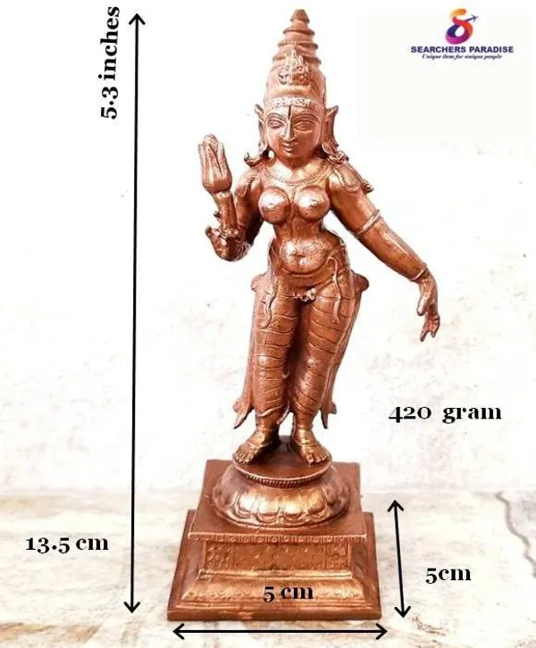 Brownish-Orange_Copper_Idols_Of_God_Goddess,_5.3_Inches,_420_Gram,_Patina_Antique_Finish,_Pack_Of_1_Piece