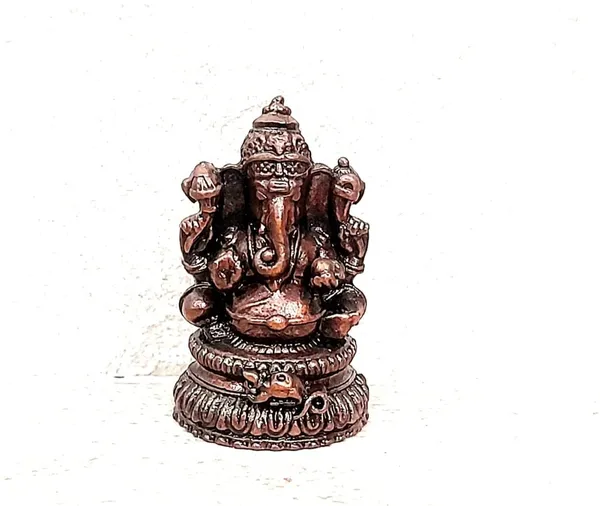 Brown_Copper_Idols_Of_God_Ganesh,_1.4_Inches,_40_Gram,_Patina_Antique_Finish,_Pack_Of_1_Piece