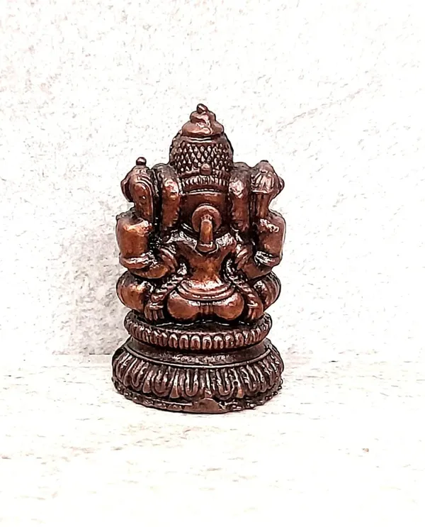 Brown_Copper_Idols_Of_God_Ganesh,_1.4_Inches,_40_Gram,_Patina_Antique_Finish,_Pack_Of_1_Piece