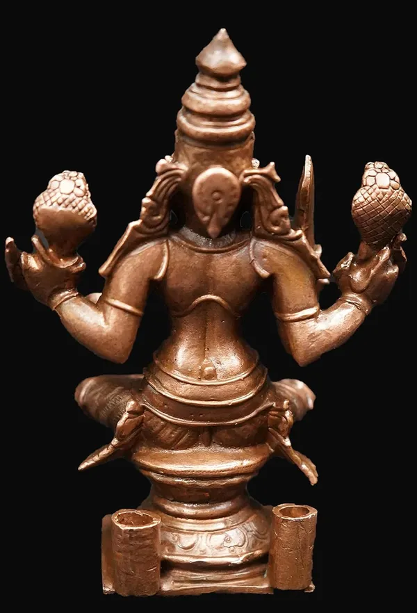 Brownish-Orange_Copper_Idols_Of_God_Amman_4_Inches,_380G,_Patina_Antique_Finish,_Pack_Of_1_Piece