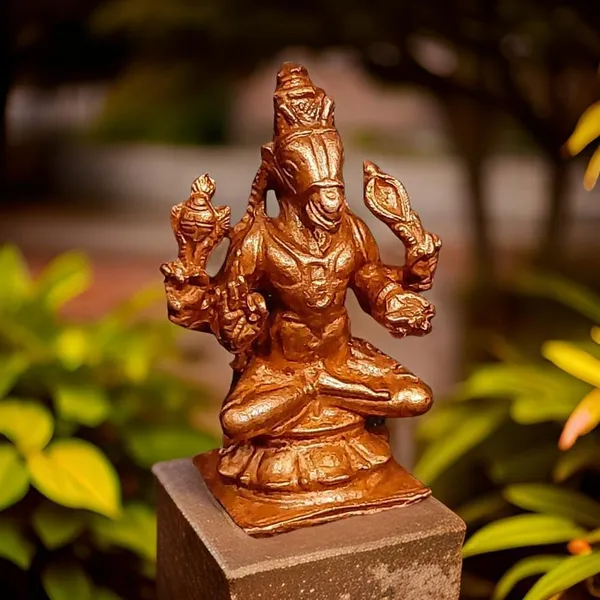 Antique_Copper_Idols_India,_1.5_Inches,_Handmade_Lord_Hayagriva,_30G,_Patina_Antique_Finish,_Pack_Of_1_Piece