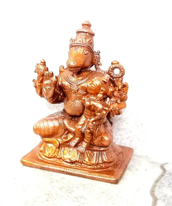 Brown_Copper_Idols_Of_Lakshmi_Hayagreevar,_2.5_Inches,_194G_Handmade_Pack_Of_1_Piece