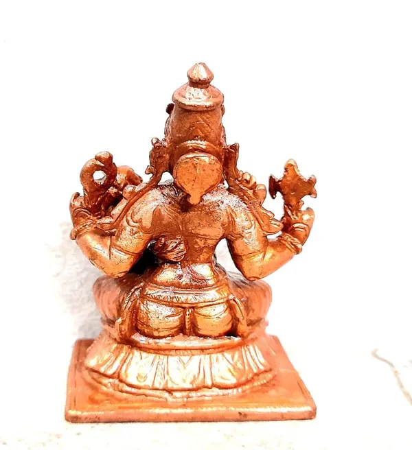 Brown_Copper_Idols_Of_Lakshmi_Hayagreevar,_2.5_Inches,_194G_Handmade_Pack_Of_1_Piece