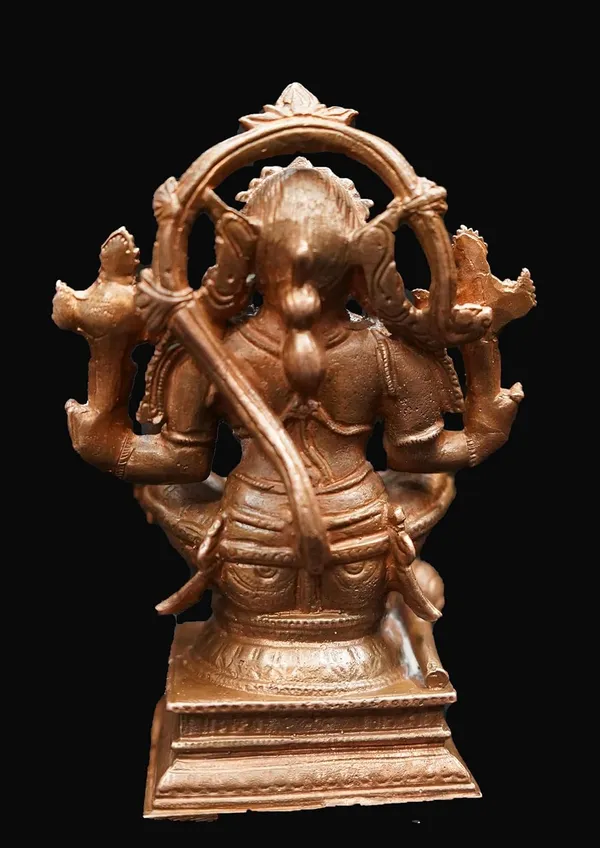 Brownish-Orange_Copper_Idols_Of_God_Sitting_God_Hanuman,_4.3_Inches,_730G,_Patina_Antique_Finish,_Pack_Of_1_Piece