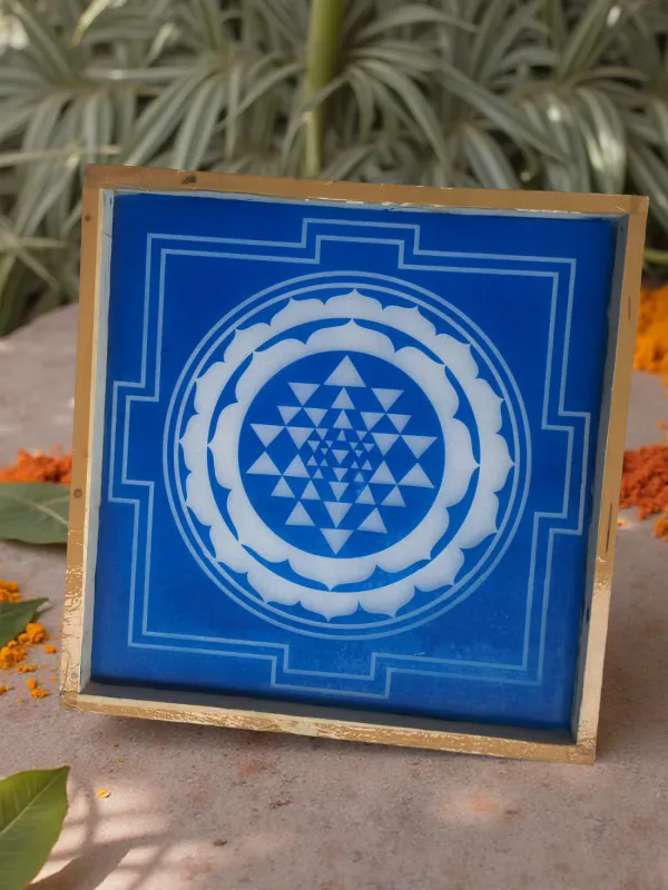 Rangly__jumbo_Sri_Chakra_Yantra__Rangoli_Stencil_Wooden_16x16_Inches_Pack_of_1_piece