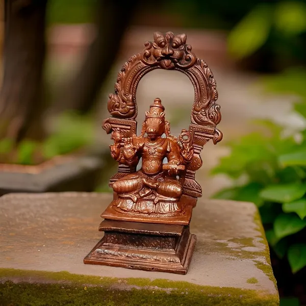Brown_Copper_Handmade_Varahar_With_Prabhavalli_490_Gram,_4.7_Inches,_Pack_Of_2_Piece
