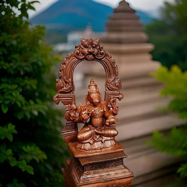 Brown_Copper_Handmade_Varahar_With_Prabhavalli_490_Gram,_4.7_Inches,_Pack_Of_2_Piece
