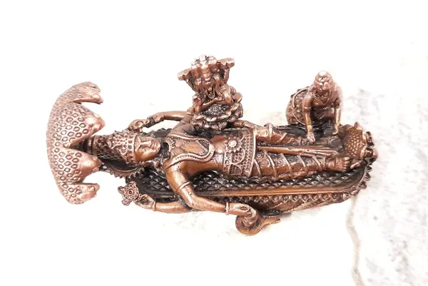 Brownish-Orange_Copper_Idols_Of_God_Anandha_Padmanabhaswamy,_2.7_Cm,_70_G,_Patina_Antique_Finish,_Pack_Of_1_Piece