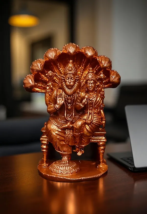 Brown_Copper_Idols_Of_God_Lakshmi_Narasimhar,_2.3_Inches,_110_Gram,_Patina_Antique_Finish,_Pack_Of_1_Piece
