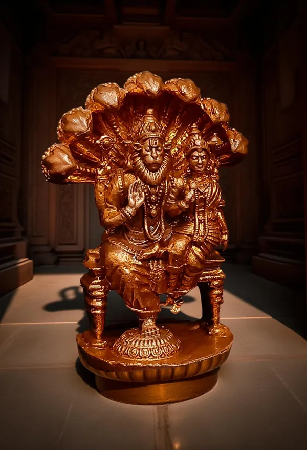 Brown_Copper_Idols_Of_God_Lakshmi_Narasimhar,_2.3_Inches,_110_Gram,_Patina_Antique_Finish,_Pack_Of_1_Piece